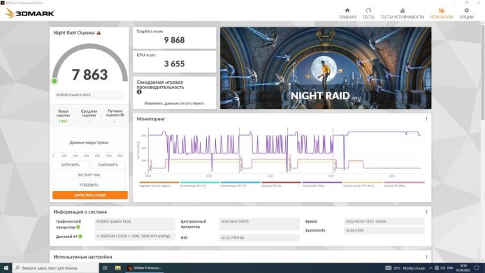 Дискретная видеокарта nVidia Quadro K620, 2 GB DDR3, 128-bit, 1x DVI, 1x DP