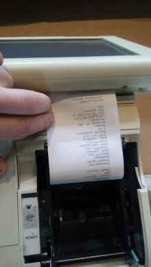 Кассовый терминал Epson IM700 M215A POS / принтер чеков Epson TM-T88