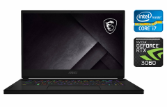 Игровой ноутбук MSI GS66 Stealth 10UE / 15.6" (1920x1080) IPS / Intel Core i7-10750H (6 (12) ядер по 2.6 - 5.0 GHz) / 16 GB DDR4 / 512 GB SSD / nVidia GeForce RTX 3060, 6 GB GDDR6, 192-bit / WebCam / Windows 10