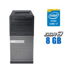 Комп'ютер Dell Optiplex 7010 Tower / Intel Core i7-3770 (4 (8) ядра по 3.4 - 3.9 GHz) / 8 GB DDR3 / 500 GB HDD / Intel HD Graphics 4000