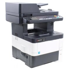 МФУ Kyocera Ecosys M3040DN / Лазерная монохромная печать / 1800x600 dpi / A4 / 40 стр/мин / USB, Ethernet / Дуплекс / Кабели в комплекте
