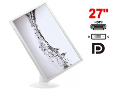 Монитор Б-класс AOC E2770PQU / 27" (1920x1080) TN / 1x HDMI, 1x DP, 1x DVI, 1x VGA, 2x Audio, 1x USB 3.0, 4x USB 2.0 / 2x 2W / VESA 100x100 / Pivot