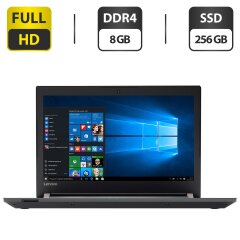 Ноутбук Lenovo IdeaPad V510-15IKB / 15.6" (1920x1080) TN / Intel Core i5-7200U (2 (4) ядра по 2.5 - 3.1 GHz) / 8 GB DDR4 / 256 GB SSD / Intel HD Graphics 620 / WebCam / DVD-ROM / HDMI / Windows 10 Pro