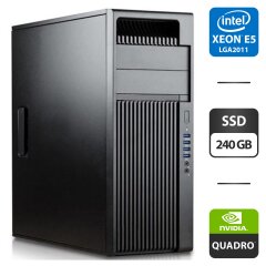Рабочая станция Б-класс HP Z440 Workstation Tower / Intel Xeon E5-2699 v3 (18 (36) ядер по 2.3 - 3.6 GHz) / 32 GB DDR4 / 240 GB SSD / nVidia Quadro M2000, 4 GB GDDR5, 128-bit / DVD-ROM / DisplayPort