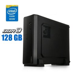Рабочая станция Vinga CS313B SFF / Intel Xeon E5-2695 v2 (12 (24) ядер 2.4 - 3.2 GHz) / 128 GB DDR3 / 240 GB SSD / Win 10 Pro