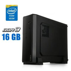Рабочая станция Vinga CS313B SFF / Intel Xeon E5-2695 v2 (12 (24) ядер 2.4 - 3.2 GHz) / 16 GB DDR3 / 240 GB SSD / Win 10 Pro