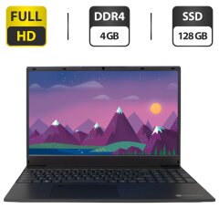 Ультрабук Gateway GWTN156-7BL Ultra Slim / 15.6" (1920x1080) IPS / Intel Core i3-1115G4 (2 (4) ядра по 4.1 GHz) / 4 GB DDR4 / 128 GB SSD / Intel UHD Graphics / WebCam / Card Reader