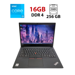 Ультрабук Lenovo ThinkPad E14 / 14'' (1920x1080) TN / Intel Core i3-10110U (2 (4) ядра по 2.1 - 4.2 GHz) / 16 GB DDR4 / 256 GB SSD M.2 / Intel UHD Graphics / WebCam / HDMI