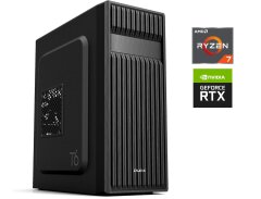 Игровой ПК Zalman T6 Tower / AMD Ryzen 7 3700X (8 (16) ядер по 3.6 - 4.4 GHz) / 32 GB DDR4 / 256 GB SSD + 1000 GB HDD / nVidia GeForce RTX 3060, 12 GB GDDR6, 192-bit / 600W / Win 10