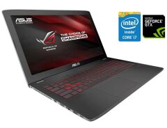 Ігровий ноутбук Б-клас Asus ROG GL752VW / 17.3" (1920x1080) IPS / Intel Core i7-6700HQ (4 (8) ядра по 2.6 - 3.5 GHz) / 16 GB DDR4 / 120 GB SSD + 500 GB HDD / nVidia GeForce GTX 960M, 2 GB GDDR5, 128-bit / WebCam