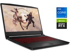 Игровой ноутбук MSI Katana GF76 12UD / 17.3" (1920x1080) IPS / Intel Core i7-12700H (14 (20) ядер по 3.5 - 4.7 GHz) / 16 GB DDR4 / 256 GB SSD / nVidia GeForce RTX 3050 Ti, 4 GB GDDR6, 128-bit / WebCam / Win 11 Home