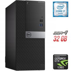 Ігровий ПК Dell OptiPlex 5050 Tower / Intel Core i7-6700 (4 (8) ядра по 3.4 - 4.0 GHz) / 32 GB DDR4 / 250 GB SSD + 1000 GB HDD / nVidia GeForce GTX 1060, 6 GB GDDR5, 192-bit + Windows 10 в подарунок