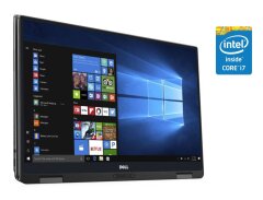 Ультрабук-трансформер Б-класс Dell XPS 13 9365 / 13.3" (1920x1080) IPS Touch / Intel Core i7-7Y75 (2 (4) ядра по 1.3 - 3.6 GHz) / 8 GB DDR3 / 256 GB SSD / Intel HD Graphics 615 / WebCam / Win 10 Pro