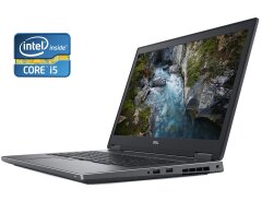 Ноутбук Dell Precision 7730 / 17.3" (1600x900) TN / Intel Core i5-8300H (4 (8) ядра по 2.3 - 4.0 GHz) / 8 GB DDR4 / 256 GB SSD + 1000 GB HDD / Intel UHD Graphics 630 / Win 10 Pro