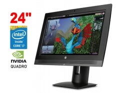 Моноблок HP Z1 All-in-One G3 Workstation / 24" (3840x2160) IPS / Intel Core i7-6700 (4 (8) ядра по 3.4 - 4.0 GHz) / 24 GB DDR4 / 512 GB SSD M.2 / nVidia Quadro M2000M, 4 GB GDDR5, 192-bit / WebCam