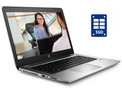 Ноутбук Б-клас HP ProBook 440 G4 / 14" (1600x900) TN / Intel Core i3-7100U (2 (4) ядра по 2.4 GHz) / 8 GB DDR4 / 128 GB SSD / Intel HD Graphics 620 / WebCam / Win 10 Pro