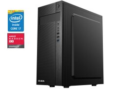 Ігровий ПК 2E Alfa 2E-E185-400 Tower / Intel Core i7-4790K (4 (8) ядра по 4.0 - 4.4 GHz) / 24 GB DDR3 / 128 GB SSD + 500 HDD / AMD Radeon RX 580, 4 GB GDDR5, 256-bit / 600W