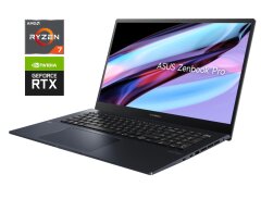 Ігровий ноутбук Б-клас Asus Zenbook Pro 17 / 17.3" (2560x1440) IPS / AMD Ryzen 7 6800H (8 (16) ядер по 3.2 - 4.7 GHz) / 16 GB DDR4 / 1000 GB SSD M.2 / nVidia GeForce RTX 3050, 4 GB GDDR6, 128-bit / WebCam