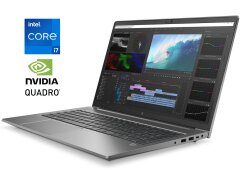 Мобильная рабочая станция Б-класс HP ZBook Power 15 G8 / 15.6'' (1920x1080) IPS / Intel Core i7-11850H (8 (16) ядер по 2.5 - 4.8 GHz) / 16 GB DDR4 / 512 GB SSD NVMe / nVidia Quadro T1200, 4 GB GDDR6, 128-bit / WebCam