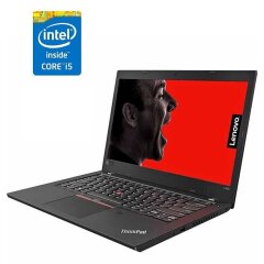 Ультрабук Lenovo ThinkPad L480 / 14" (1920x1080) IPS Touch / Intel Core i5-8350U (4 (8) ядра по 1.7 - 3.6 GHz) / 8 GB DDR4 / 240 GB SSD / Intel UHD Graphics 620 / WebCam