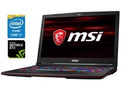 Игровой ноутбук Б-класс MSI GL63 9SDK / 15.6" (1920x1080) IPS / Intel Core i7-9750H (6 (12) ядер по 2.6 - 4.5 GHz) / 16 GB DDR4 / 512 GB SSD / nVidia GeForce GTX 1660 Ti, 6 GB GDDR6, 192-bit / WebCam