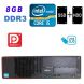 Компьютер Fujitsu Esprimo E710 SFF / Intel Core i5-3470 (4 ядра по 3.2-3.6 GHz) / 8 GB DDR3 / 120 GB SSD + 500 GB HDD / DVD-ROM  купить