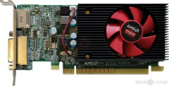 Дискретная видеокарта AMD Radeon R5 340X, 2 GB DDR3, 64-bit / 1x DVI, 1x DisplayPort / Для корпусов форм-фактора SFF