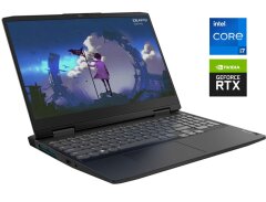 Ігровий ноутбук Б-клас Lenovo IdeaPad Gaming 3 15IAH7 / 15.6" (1920x1080) IPS / Intel Core i7-12650H (10 (16) ядер по 3.5 - 4.7 GHz) / 16 GB DDR4 / 480 GB SSD / nVidia GeForce RTX 3050, 4 GB GDDR6, 128-bit / WebCam