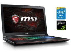 Игровой ноутбук MSI GE72MVR 7RG Apache Pro / 17.3" (1920x1080) IPS / Intel Core i7-7700HQ (4 (8) ядра по 2.8 - 3.8 GHz) / 16 GB DDR4 / 128 GB SSD + 1000 GB HDD / nVidia GeForce GTX 1070, 8 GB GDDR5, 256-bit / WebCam