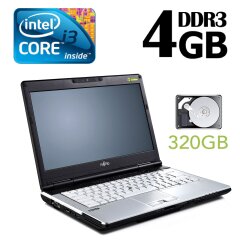 Fujitsu-Siemens LifeBook S751 / 14.1" / Intel Core i3-2330m (2 (4) ядра по 2.2GHz) / 4 GB DDR3 / 320 Gb HDD / WEB Camera, DVD