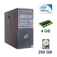 Компьютер Fujitsu Esprimo P720 Tower / Intel Celeron G1820 (2 ядра по 2.7 GHz) / 4 GB DDR3 / 250 GB HDD