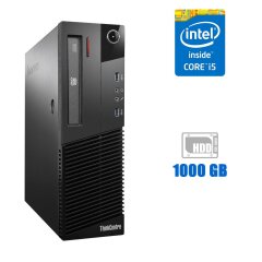 Комп'ютер Lenovo ThinkCentre M93p SFF / Intel Core i5-4570 (4 ядра по 3.2 - 3.6 GHz) / 4 GB DDR3 / 1000 GB HDD / Intel HD Graphics 4600