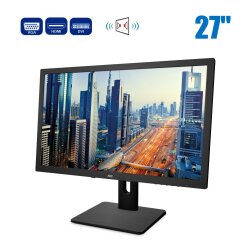 Монитор AOC I2775PQU / 27" (1920x1080) IPS / VGA, DVI, HDMI, USB 3.0, USB 2.0 / VESA 100 / Встроенные колонки 2x 2W