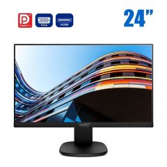 Монитор Philips 243S7EJMB / 24" (1920x1080) IPS / VGA, DisplayPort, HDMI, USB, Audio / VESA 100x100