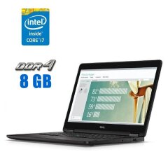 Нетбук Dell Latitude E7270 / 12.5" (1920x1080) IPS / Intel Core i7-6600U (2 (4) ядра по 2.6 - 3.4 GHz) / 8 GB DDR4 / 512 GB SSD M.2 / Intel HD Graphics 520 / WebCam / Win 10 Pro