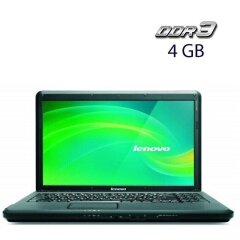 Ноутбук Lenovo G550 / 15.6" (1366x768) TN / Intel Celeron T3300 (2 ядра по 2.0 GHz) / 4 GB DDR3 / 250 GB HDD / Intel GMA Graphics 4500M / WebCam / АКБ не тримае