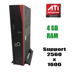 Тонкий клієнт Fujitsu FUTRO S720 / AMD G-Series GX-217GA (2 ядра по 1.65 GHz) / 4 GB DDR3 / 16 GB SSD mSata / AMD Radeon HD 8280E