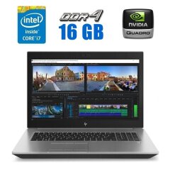 Мобильная рабочая станция HP ZBook 17 G6 / 17.3" (1920x1080) IPS / Intel Core i7-9750H (6 (12) ядра по 2.6 - 4.5 GHz) / 16 GB DDR4 / 512 GB SSD / nVidia Quadro RTX 3000, 6 GB GDDR6, 192-bit / WebCam