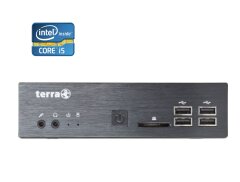 Неттоп Б-класс Terra 1009419 USFF / Intel Core i5-4590S (4 ядра по 3.0 -3.7 GHz) / 6 GB DDR3 / 240 GB SSD / Intel HD Graphics 4600 / Wi-Fi
