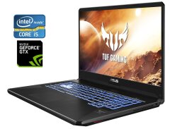 Ігровий ноутбук Asus TUF Gaming FX705G / 17.3" (1920x1080) IPS / Intel Core i5-8300H (4 (8) ядра по 2.3 - 4.0 GHz) / 16 GB DDR4 / 512 GB SSD M.2 / nVidia GeForce GTX 1060, 6 GB GDDR5, 192-bit / WebCam / Win 11