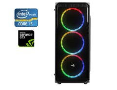 Игровой ПК AeroCool SI-5200 Tower / Intel Core i5-9400F (6 ядер по 2.9 - 4.1 GHz) / 32 GB DDR4 / 1000 GB SSD / nVidia GeForce GTX 1660, 6 GB GDDR5, 192-bit / 650W / Win 11