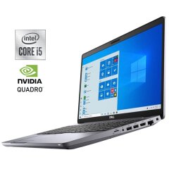 Мобильная рабочая станция Б-класс Dell Precision 3551 / 15.6" (1920x1080) IPS / Intel Core i5-10300H (4 (8) ядра по 2.5 - 4.5 GHz) / 16 GB DDR4 / 256 GB SSD NVMe / nVidia Quadro P620, 4 GB GDDR5, 128-bit / WebCam / Win 11 Pro