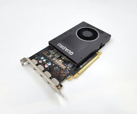 Дискретная видеокарта nVidia Quadro P2000, 5 GB GDDR5, 160-bit / 4x DisplayPort