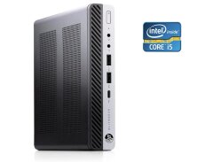 Неттоп HP EliteDesk 800 G3 DM USFF / Intel Core i5-7500T (4 ядра по 2.7 - 3.3 GHz) / 8 GB DDR4 / 256 GB SSD / Intel HD Graphics 630 / Wi-Fi