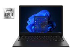 Ультрабук Б-класс Lenovo ThinkPad L13 / 13.3" (1366x768) TN / Intel Core i3-10110U (2 (4) ядра по 2.1 - 4.1 GHz) / 4 GB DDR4 / 256 GB SSD / Intel UHD Graphics / WebCam / Win 10 Pro