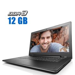 Ноутбук Lenovo IdeaPad 300-17ISK / 17.3" (1600x900) TN / Intel Core i3-6100U (2 (4) ядра по 2.3 GHz) / 12 GB DDR3 / 1000 GB SSD / Intel HD Graphics 520 / WebCam / Win 10 Home