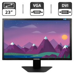 Монитор Б-класс Samsung SyncMaster 2343BW / 23" (2048x1152) TN / VGA, DVI / VESA 100x100 / Кабели (VGA и питания) в комплекте