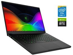 Игровой ноутбук Б-класс Razer Blade 15 RZ09-0300 / 15.6" (1920x1080) IPS / Intel Core i7-9750H (6 (12) ядер по 2.6 - 4.5 GHz) / 16 GB DDR4 / 128 GB SSD M.2 + 1000 GB HDD / nVidia GeForce RTX 2060, 6 GB GDDR6, 192-bit / WebCam