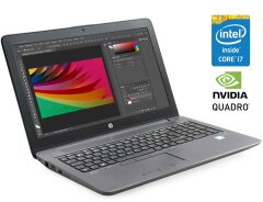 Мобильная рабочая станция HP ZBook 15 G3 / 15.6" (1920x1080) TN / Intel Core i7-6700HQ (4 (8) ядра по 2.6 - 3.5 GHz) / 32 GB DDR4 / 512 GB SSD M.2 / nVidia Quadro M2000M, 4 GB GDDR5, 128-bit / WebCam / Win 10 Pro Lic