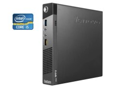 Неттоп Lenovo ThinkCentre M83 Tiny USFF / Intel Core i5-4570T (2 (4) ядра по 2.9 - 3.6 GHz) / 8 GB DDR3 / 256 GB SSD / Intel HD Graphics 4600 + USB-флешка
